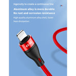 40W 5A USB 轉 Micro USB + USB-C / Type-C + 8 針快速充電數據線，線長：1.2米，1.2米