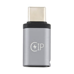USB-C / Type-C 公頭轉 8 針母頭充電轉接器，支持數據傳輸，8 針母頭