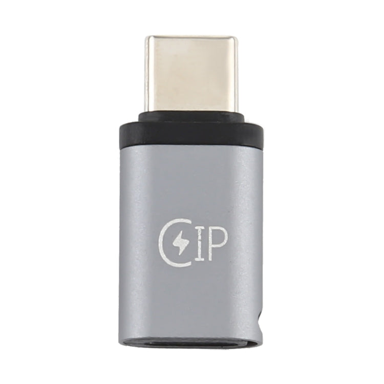 USB-C / Type-C 公頭轉 8 針母頭充電轉接器，支持數據傳輸，8 針母頭