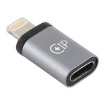 8 針公頭轉 USB-C / Type-C 母頭充電轉接器，支持數據傳輸，8 針公頭