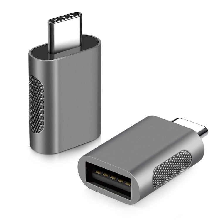 2件裝SBT-158 USB-C / Type-C公轉USB 3.0母鋅合金轉接器，SBT-158黑色，SBT-158金色，SBT-158玫瑰金，SBT-158銀色
