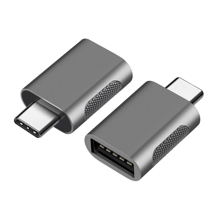 2件裝SBT-158 USB-C / Type-C公轉USB 3.0母鋅合金轉接器，SBT-158黑色，SBT-158金色，SBT-158玫瑰金，SBT-158銀色