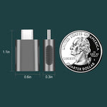 2件裝SBT-158 USB-C / Type-C公轉USB 3.0母鋅合金轉接器，SBT-158黑色，SBT-158金色，SBT-158玫瑰金，SBT-158銀色