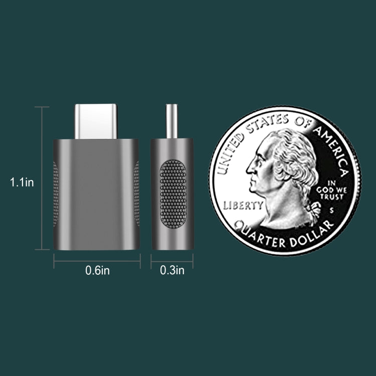 2件裝SBT-158 USB-C / Type-C公轉USB 3.0母鋅合金轉接器，SBT-158黑色，SBT-158金色，SBT-158玫瑰金，SBT-158銀色