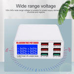 WLX-896+ 6合1多功能智能數字顯示USB充電器，WLX-896+(澳洲插頭)，WLX-896+(歐洲插頭)，WLX-896+(英國插頭)，WLX-896+(美國插頭)