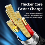 REMAX RC-128i 20W Type-C / USB-C轉8針智能數字顯示鋅合金編織充電數據線，長度：1.2米