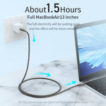 ADC-009 USB-C / Type-C 轉 8 Pin 鋅合金軟管快充數據線，線長：1m，USB-C / Type-C 轉 8 Pin