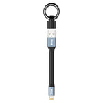 IVON CA90 2.4A USB 轉 8 Pin 便攜數據線附環，長度：14.5公分，8 Pin