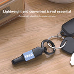 IVON CA90 2.4A USB 轉 8 Pin 便攜數據線附環，長度：14.5公分，8 Pin