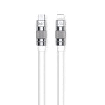 WK WDC-187 Qjie 系列 20W USB-C/Type-C 轉 8 Pin 快充數據線，長度：1m，USB-C/Type-C 轉 8 Pin