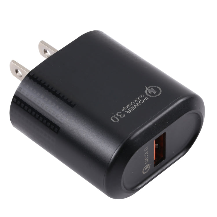LZ-2117 18W QC3.0 3.1A USB 快速充電器，美規插頭，美規插頭