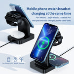 YP-HY05 15W 5合1 磁吸多功能無線充電器附時鐘，5合1