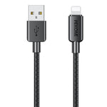 WEKOME WDC-03 潮汐能系列 2.4A USB 轉 8 Pin 編織數據線，長度：1米，USB 轉 8 Pin
