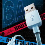 WEKOME WDC-03 潮汐能系列 2.4A USB 轉 8 Pin 編織數據線，長度：1米，USB 轉 8 Pin