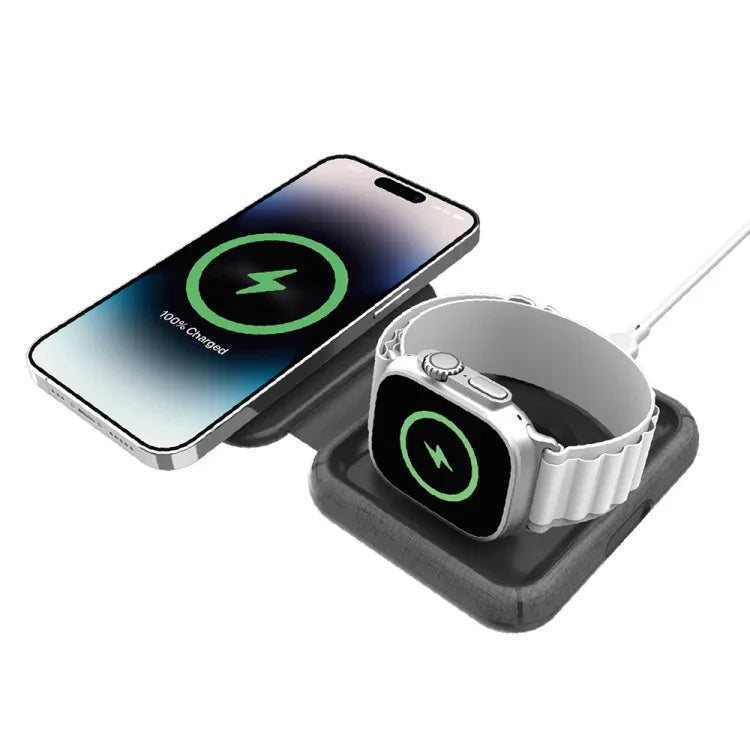 MOMAX UD30 Q.Mag Go 2 合 1 可摺疊 Magsafe 磁吸無線充電器