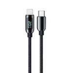 Mutural Li-CC001 1.2m PD20W 數字顯示 USB-C / Type-C 轉 8 Pin 充電數據線, Type-C 轉 8 Pin