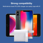 E087 20W USB-C / Type-C + USB 埠快充旅行充電器，英規插頭，英規插頭