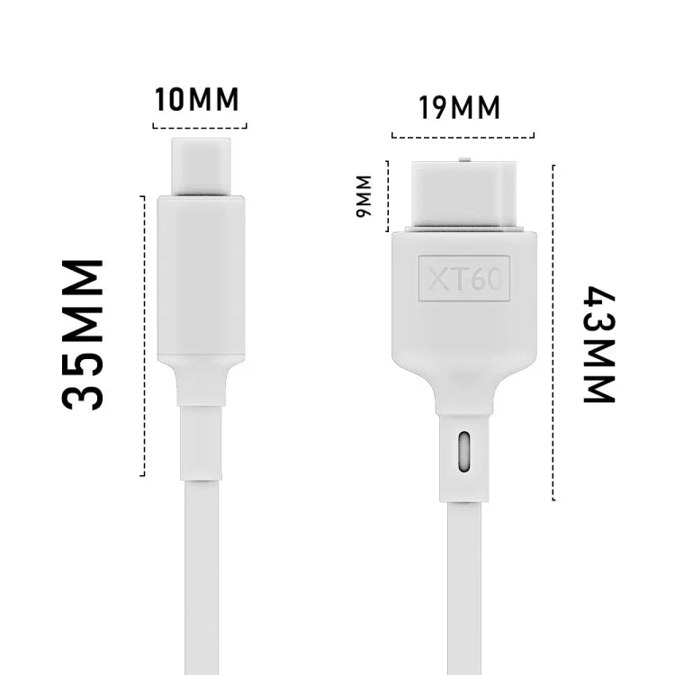 USB-C / Type-C 轉 XT60 數據線，長度：50cm，50cm