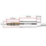 IVON CA55 3.5mm 公對公 AUX 音頻線，線長：1米
