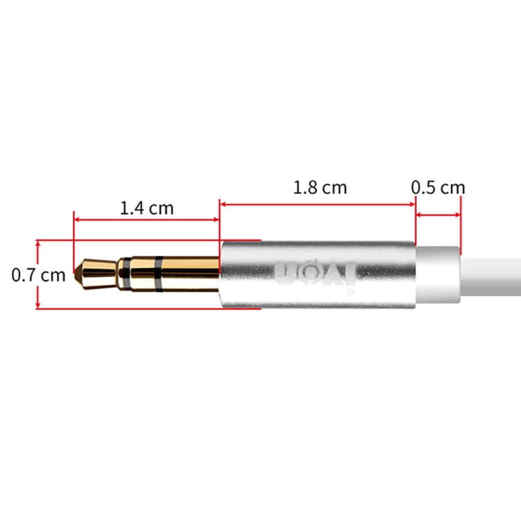 IVON CA55 3.5mm 公對公 AUX 音頻線，線長：1米