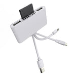 5 合 1 8 Pin + Type-C / USB-C + USB + TF 卡 + SD 卡多功能相機讀卡器轉接器，5 合 1
