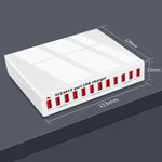 WLX-X6 120W 12 合 1 多功能智慧 USB 充電站