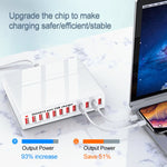 WLX-X6 120W 12 合 1 多功能智慧 USB 充電站