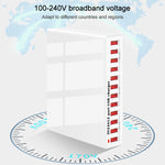 WLX-X6 120W 12 合 1 多功能智慧 USB 充電站