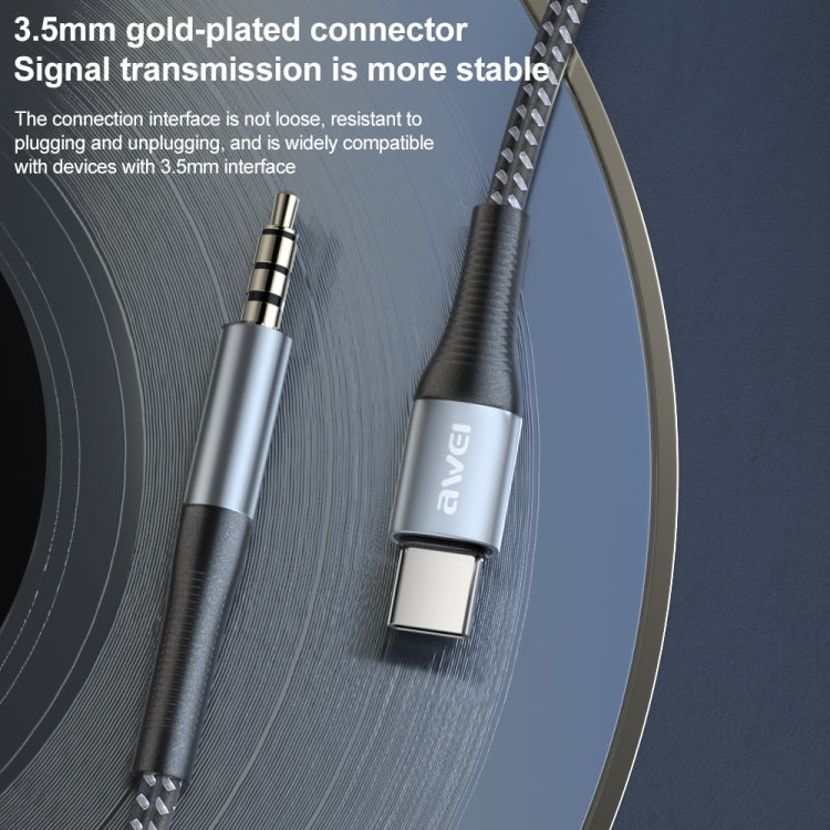 awei CL-116T Type-C / USB-C轉3.5mm高保真音頻線