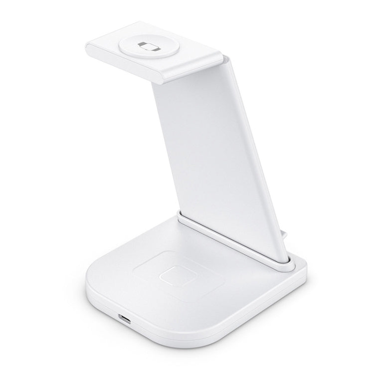 10W 3 合 1 QC 3.0 直立多功能無線充電器，具支架功能，適用於手機 / Apple Watch / AirPods