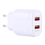LZ-022 5V 2.4A 雙 USB 埠旅行充電器，歐規插頭