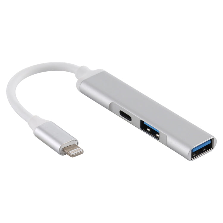 S-206 3 合 1 8 Pin 公轉 2 個 USB 3.0 + 8 Pin 母相機讀卡器轉接器，S-206