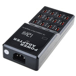 W-858 12A 12 埠 USB 快速充電座桌面智慧充電器 AC100-240V，AU 插頭，AU 插頭
