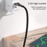 WK WDC-107i 1m 2.4A Saint Zinc Alloy Series USB to 8 Pin Data Sync Charging Cable, 8 Pin