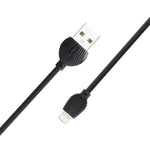 awei CL-63 2.5A 8 針充電+傳輸鋁合金數據線，長度：1米