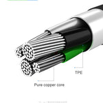 awei CL-63 2.5A 8 針充電+傳輸鋁合金數據線，長度：1米