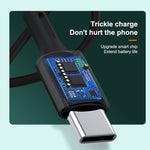 WK WDC-136 USB 轉 8 針 3A 快充數據線，USB 轉 8 針（黑色）、USB 轉 8 針（白色）