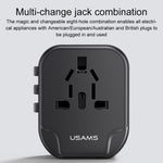 USAMS US-CC173 T55 12W 通用多插頭旅行充電器，US-CC173 T55 型號