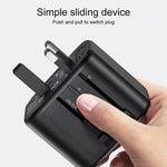 USAMS US-CC173 T55 12W 通用多插頭旅行充電器，US-CC173 T55 型號