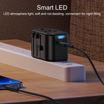 USAMS US-CC173 T55 12W 通用多插頭旅行充電器，US-CC173 T55 型號