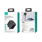 USAMS US-CC173 T55 12W 通用多插頭旅行充電器，US-CC173 T55 型號