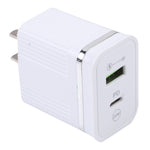 46-A2C2 20W PD + QC3.0 USB 多功能快速充電器，美規插頭，美規插頭
