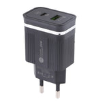 46-A2C2 20W PD + QC3.0 USB 多功能快充器，歐規插頭，歐規插頭