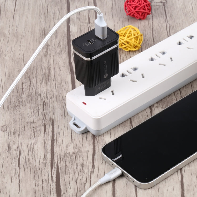 46-A2C2 20W PD + QC3.0 USB 多功能快充器，歐規插頭，歐規插頭