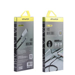 AWEI CL-95 USB轉8針便攜快充TPE+鋁合金數據線，2A，長度：1米
