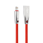 AWEI CL-95 USB轉8針便攜快充TPE+鋁合金數據線，2A，長度：1米