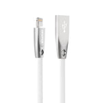 AWEI CL-95 USB轉8針便攜快充TPE+鋁合金數據線，2A，長度：1米