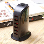 853L 30W 6 埠 USB 快充座智能充電器 AC100-240V