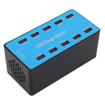 A5B 100W 10 埠 USB 智能充電站附指示燈，美國插頭，100W