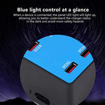 A5B 100W 10 埠 USB 智能充電站附指示燈，美國插頭，100W